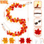 Guirnalda otoño enchufable 18ft 100 luces naranjas
