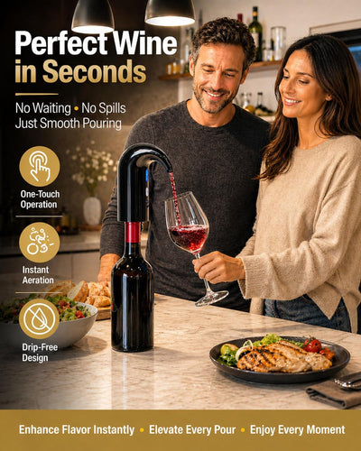 Aireador vino eléctrico dispensador automático regalo