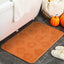 Alfombra baño estampado calabazas 3D 17x29pulg naranja