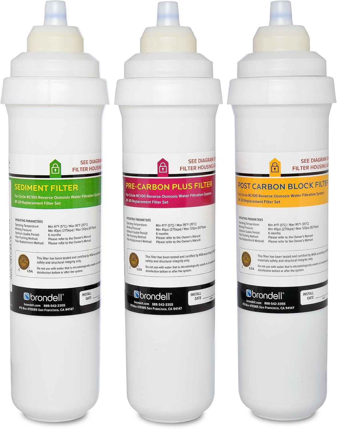 Sistema filtración agua ducha VivaSpring compacto