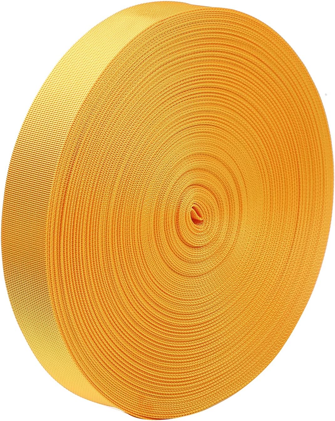 Correa nailon 1.5" bricolaje al aire libre 50yardas amarillo