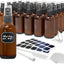 Botellas rociadoras vidrio ámbar 4oz pack 24