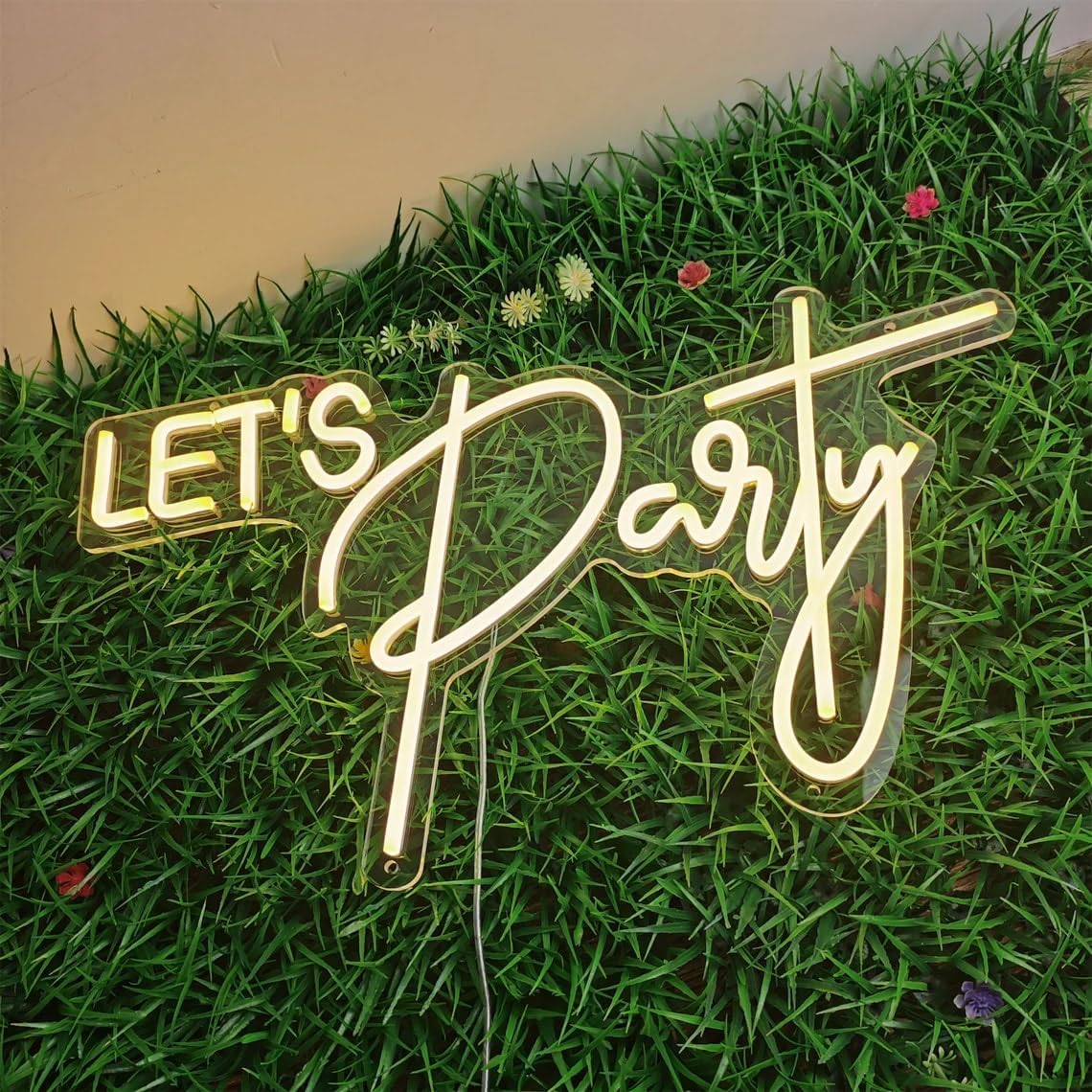 Letrero LED neón grande para fiestas y bodas