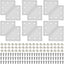 12 Pzas Soporte Esquina L 3030 Conector T Tuercas Plateado