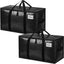 Bolsas mudanza asa fuerte caja extragrande 2 pzas negro