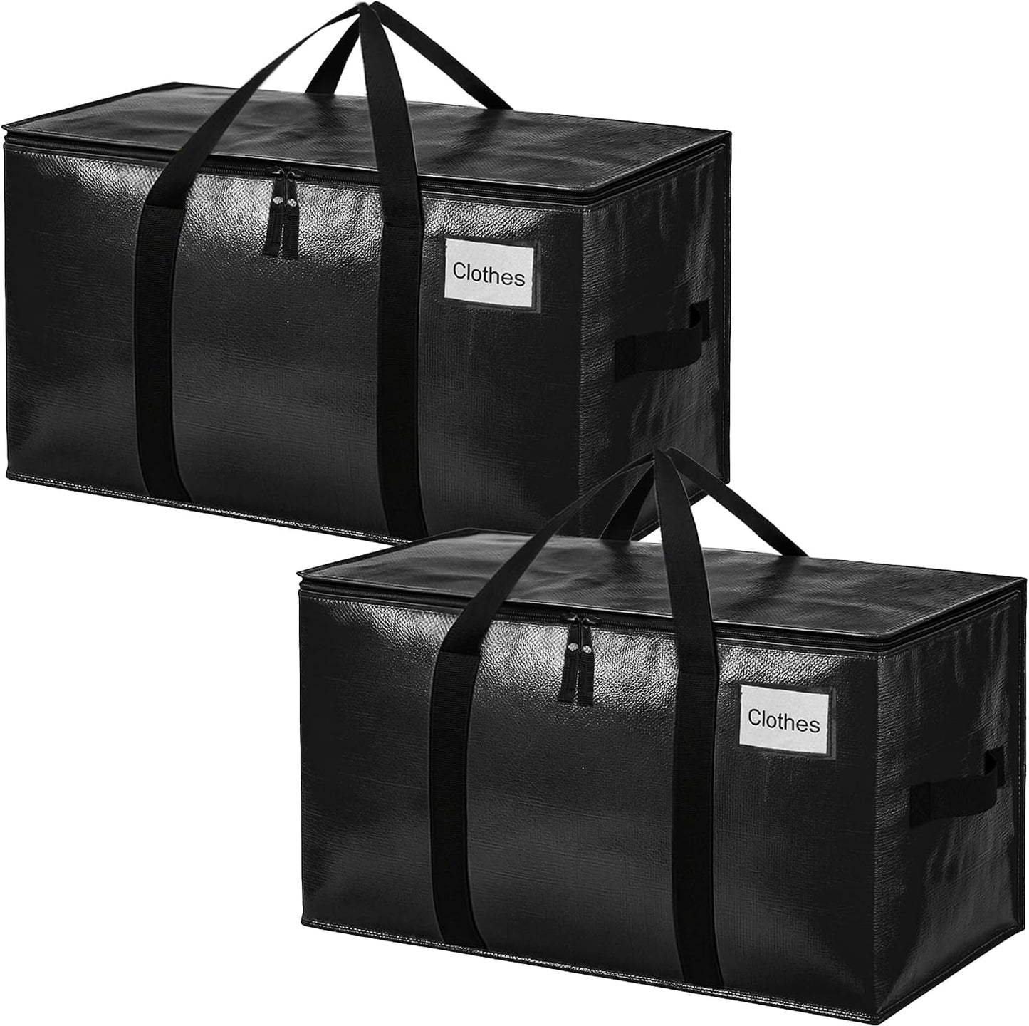 Bolsas mudanza asa fuerte caja extragrande 2 pzas negro