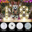 Letrero luz marquesina números plateada decoración fiesta