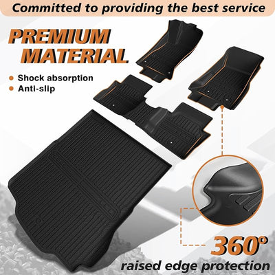 Alfombrillas TPE Dodge Charger EV 2024-25 tapetes piso cajón