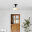 Luz LED hierro rústico semiempotrado cocina pasillo baño