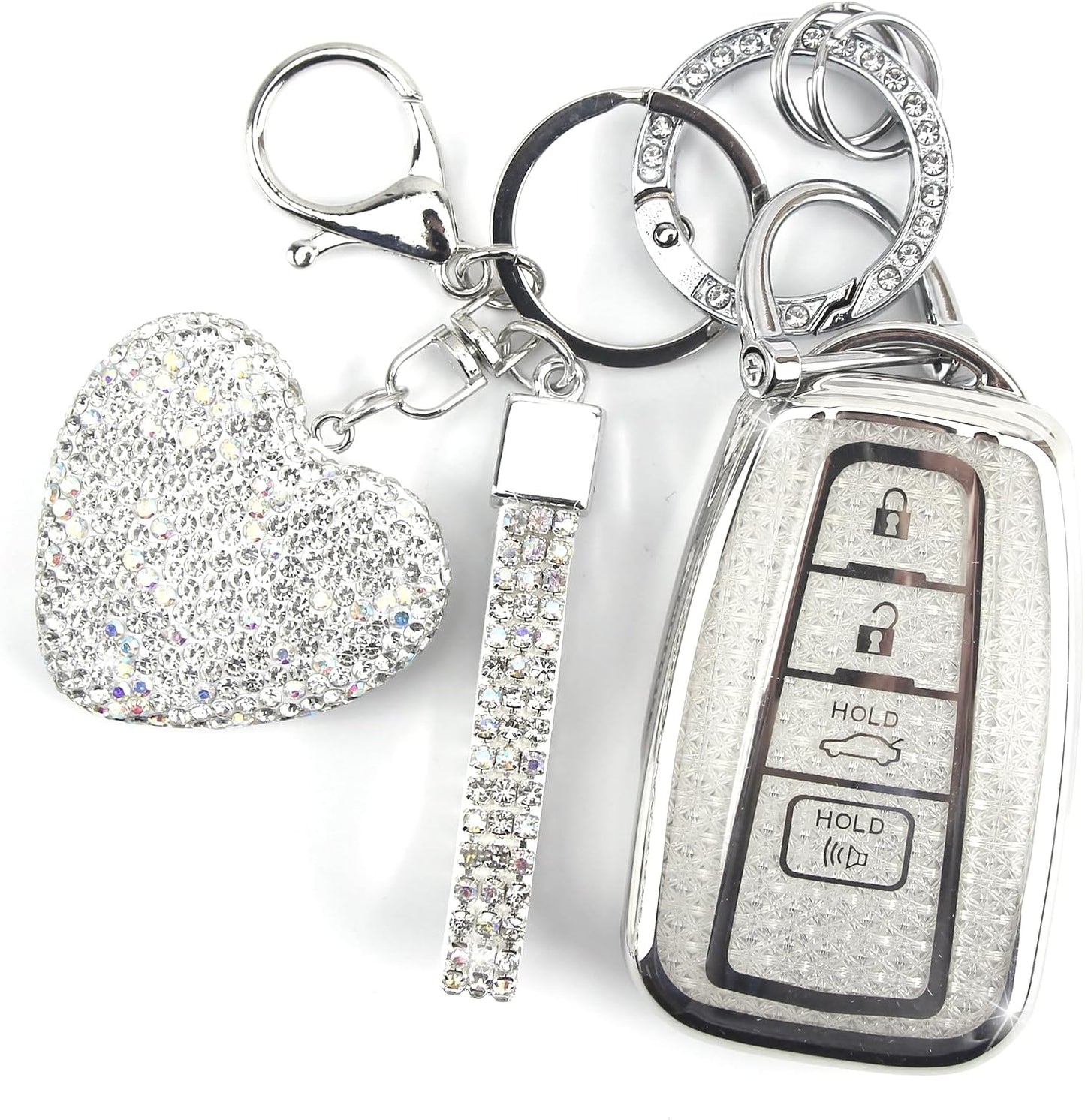 Funda llavero diamante portallaves coche Toyota 2018-24