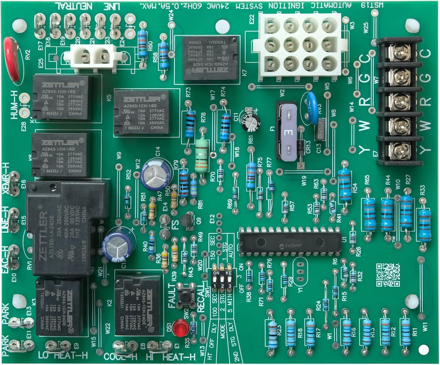 Placa control horno reemplazo Goodman PCBBF162S