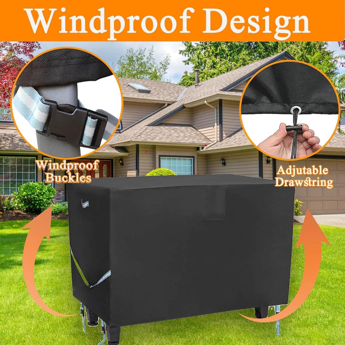 Funda mesa al aire libre 55x24x32pulg comp Keter