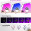 Luz LED crecimiento plantas interior 3 modos 10 niveles 6-12h