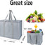 Bolsa refrigeradora aislada maletero 4 pzas XL gris