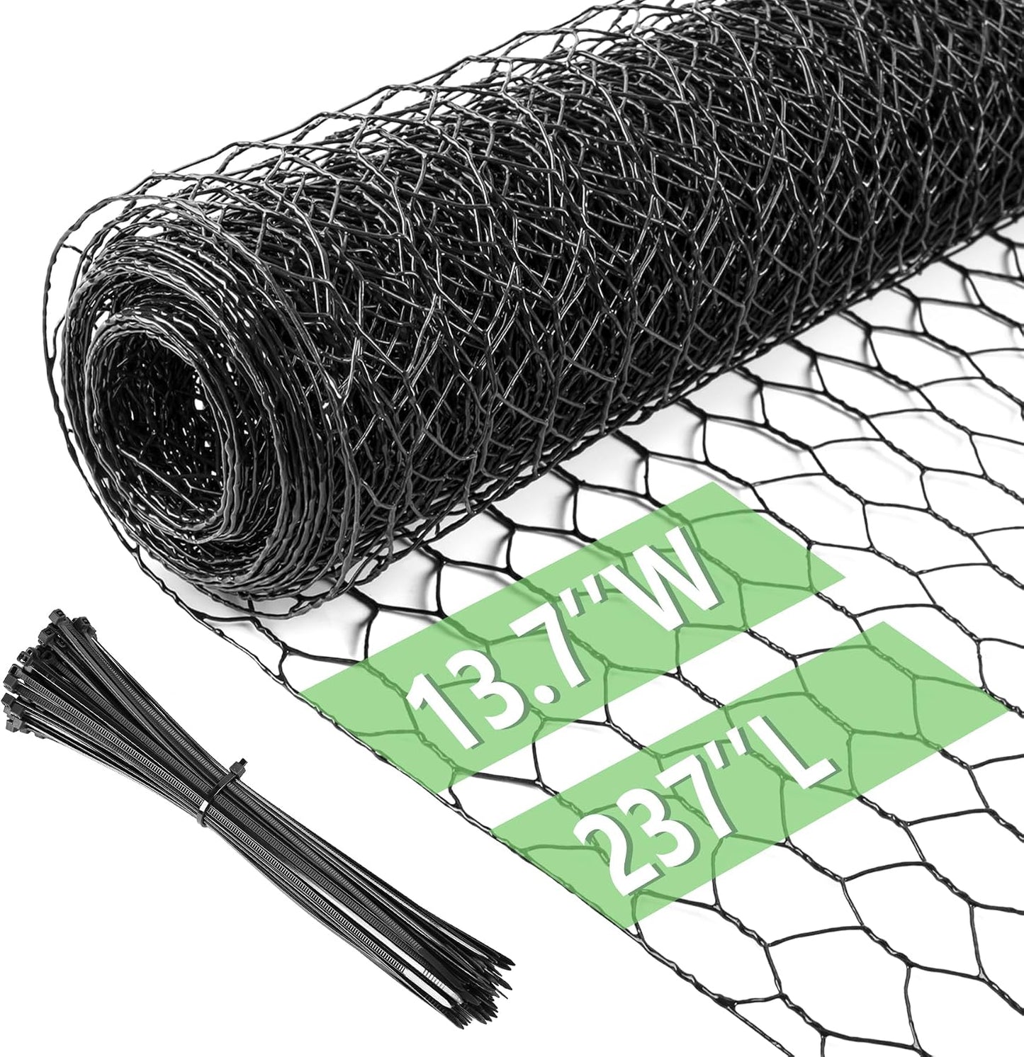 Alambre pollo malla galvanizada hexagonal 13.7x237"