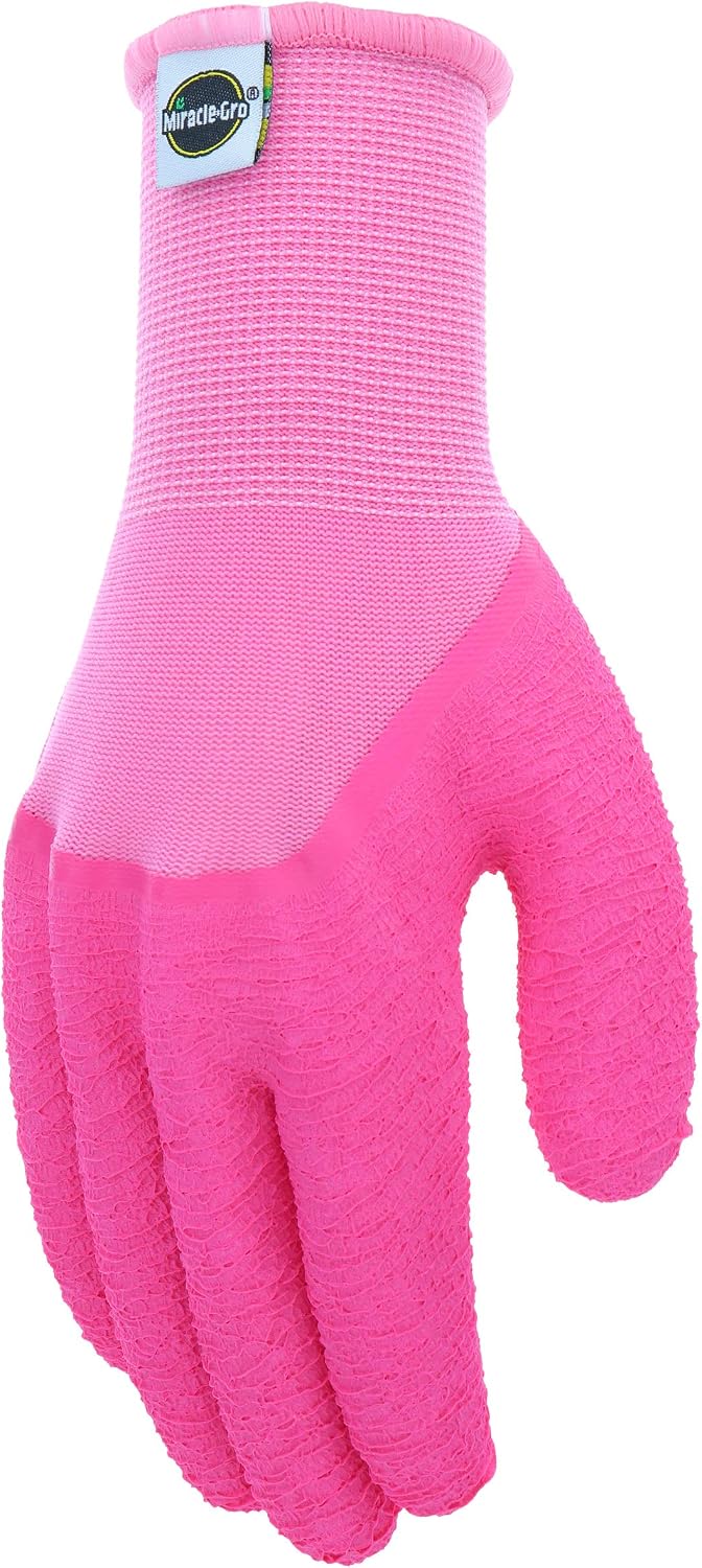 Guantes látex arrugado texturizado mediano-grande