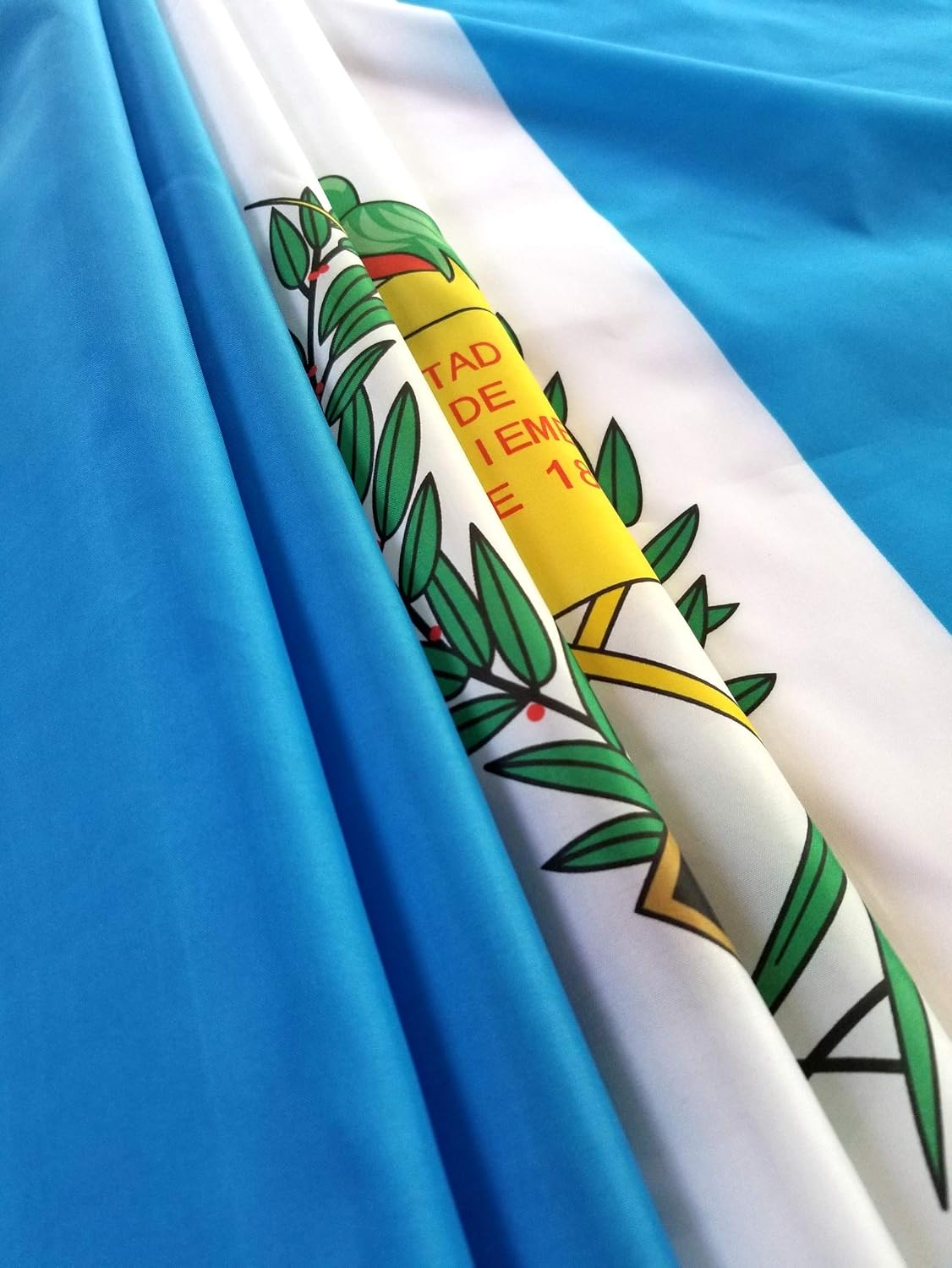 Bandera Guatemala 3x5ft tela poliéster bordes dobles