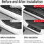 4 Pzas Protector Umbral Puerta Honda CRV HEV Negro ABS