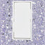 Cubierta interruptor luz morada para baño niña 5.10x3.15pulg
