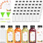 56 Botellas Jugo 8oz Vacías Reutilizables con Tapas