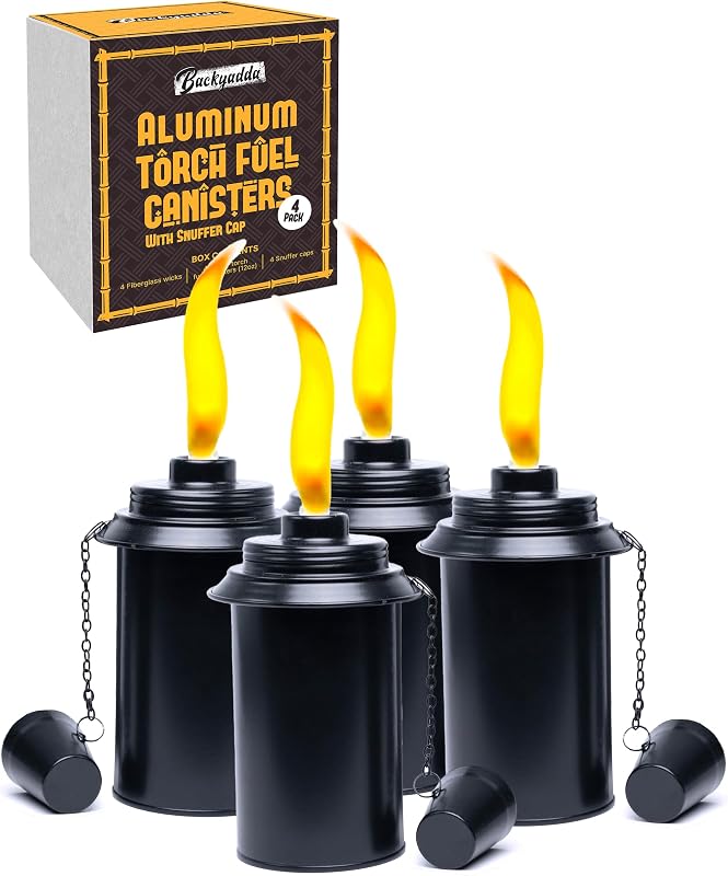 Recipiente Tiki 12oz negro mate pack 4 aluminio inox
