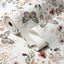 Revestimiento florales estantes antiderrap cocina