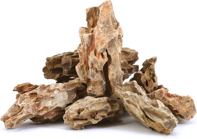 10 Rocas Acuario 2-4pulg Decoración Modelo Paisajismo