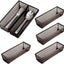 Organiz. cajón malla metal cocina utensilios bronce