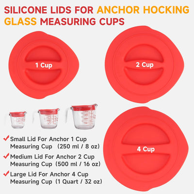 Tapa silicona repuesto para Anchor Hocking 1-4 tazas