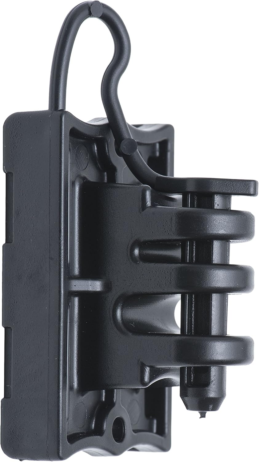 Aisladores T para valla eléctrica negro set 25