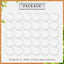 30 Linternas papel blanco 12pulg redondas colgantes