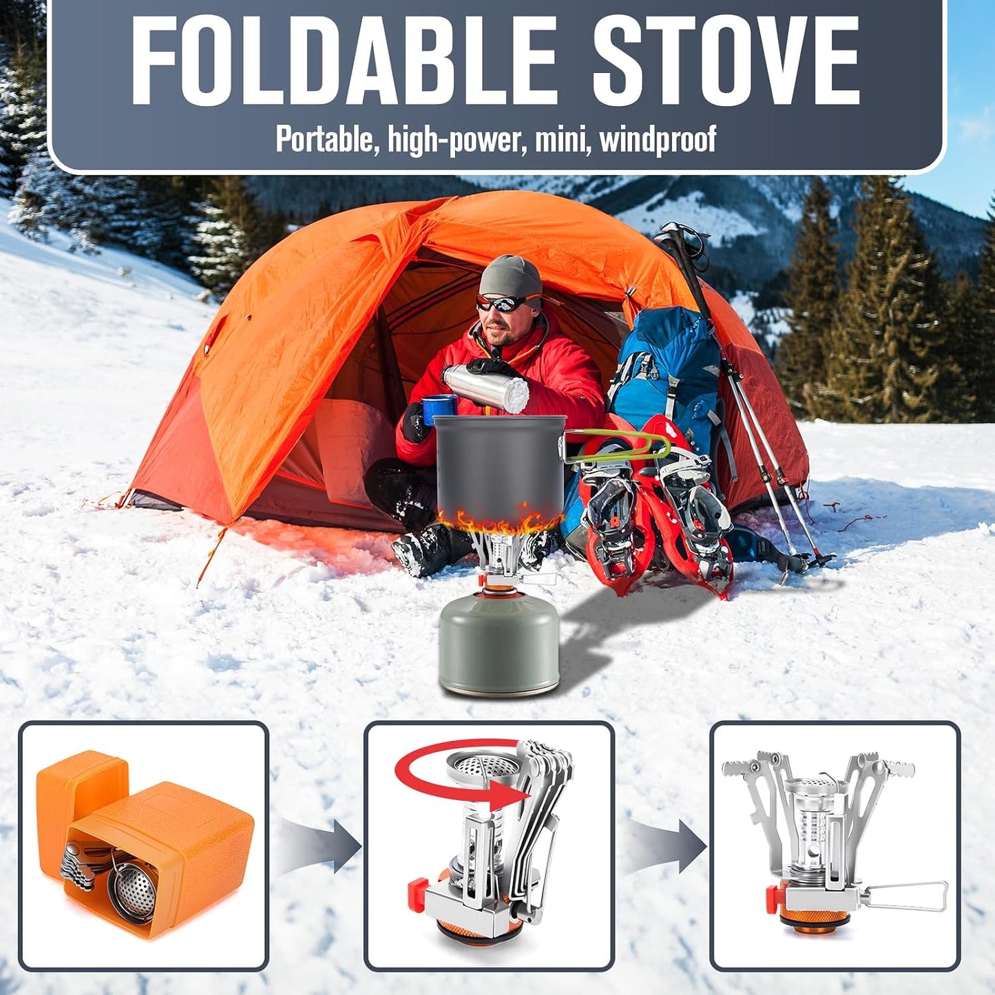 Set 16 pzas utensilios cocina camping ligeras