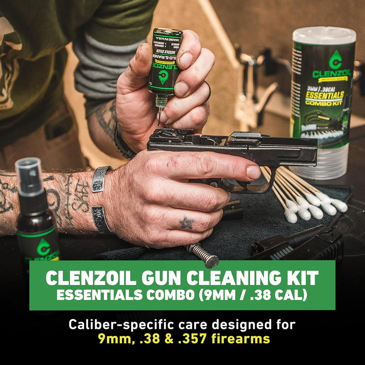 Kit limpieza armas Field & Range con CLP spray y cepillo nylon