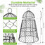 6 Cubiertas Jardín Metal Extra Grande para Plantas