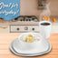 8 Cuencos Porcelana Blanca 18oz 5.5pulg Grande
