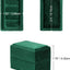 Caja terciopelo anillos compromiso boda triple esmeralda