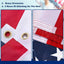 Bandera EE.UU. poliéster 3x5ft bordada estrellas cosidas