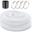 Manguera PVC transparente 4" x30ft con conector