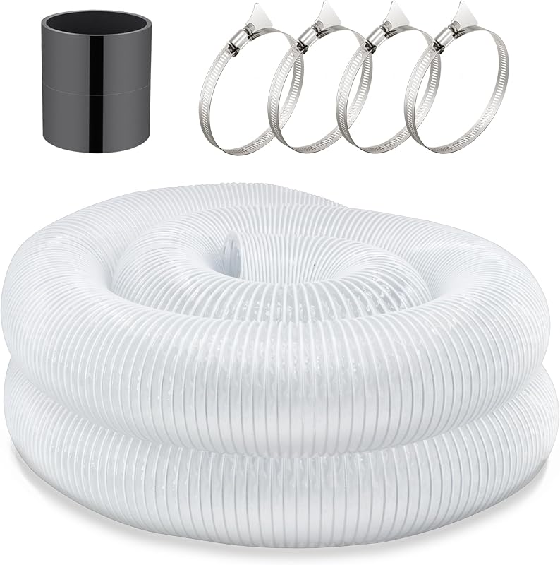 Manguera PVC transparente 4" x30ft con conector