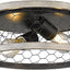 Soporte empotrado 2 luces color negro mate