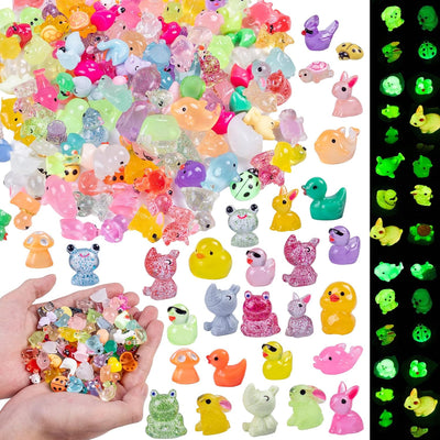 240 Pzas Figuritas Animales Resina para Jardín de Hadas