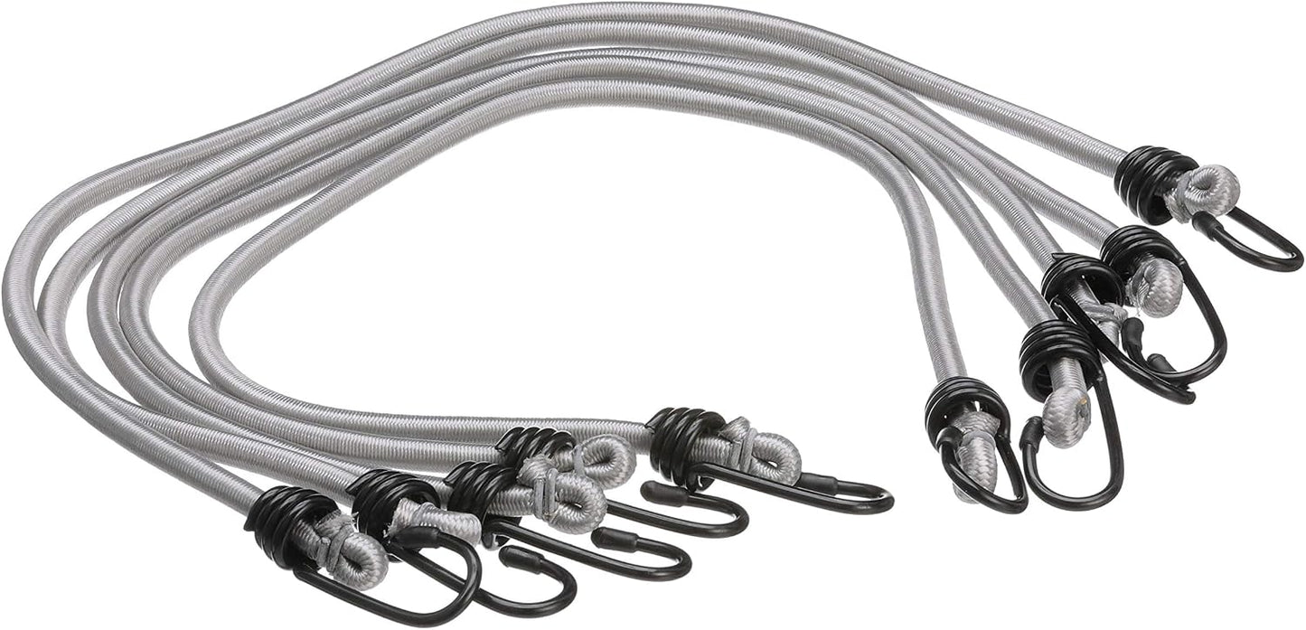 Cuerdas elásticas choque ganchos 3/4" 30" 5 Pzas