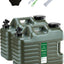 Jarra agua acampar 5gal espita verde militar set 2