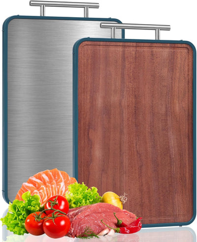 Tabla cortar acero inox doble cara 16x12pulg