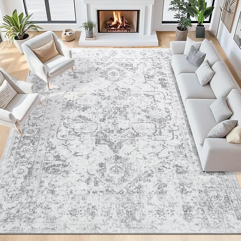 Alfombra 8x10 lavable sala dormitorio antiderrap