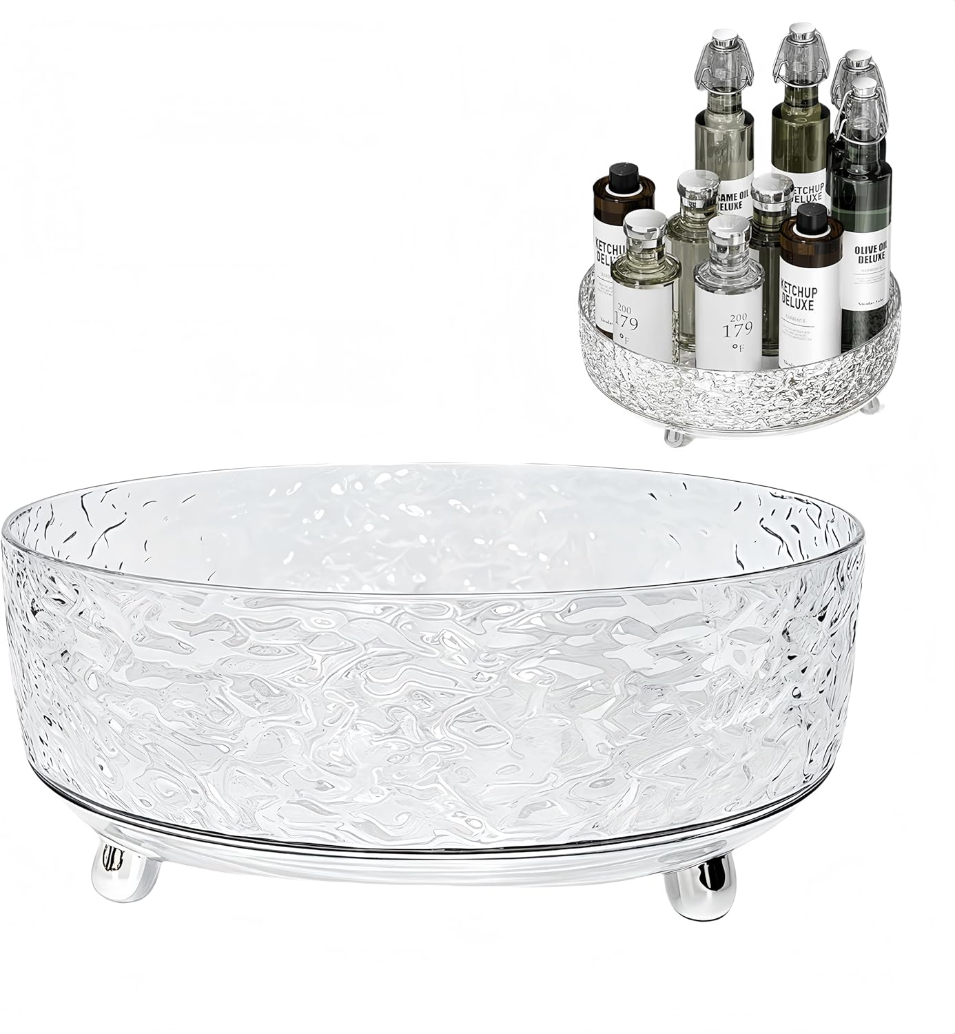 Organizador giratorio 11pulg para baño cocina tocador 360°