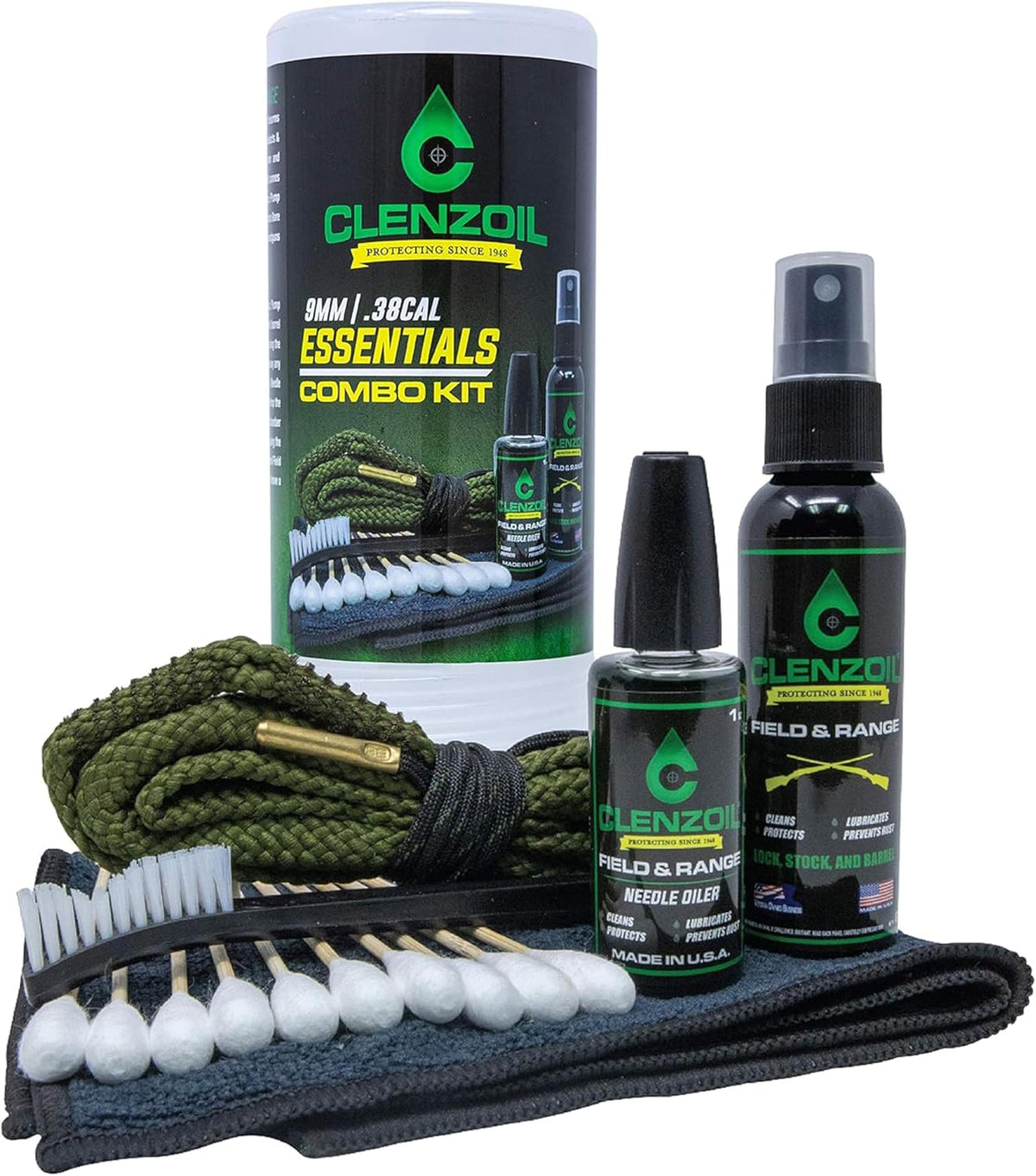 Kit limpieza armas Field & Range con CLP spray y cepillo nylon