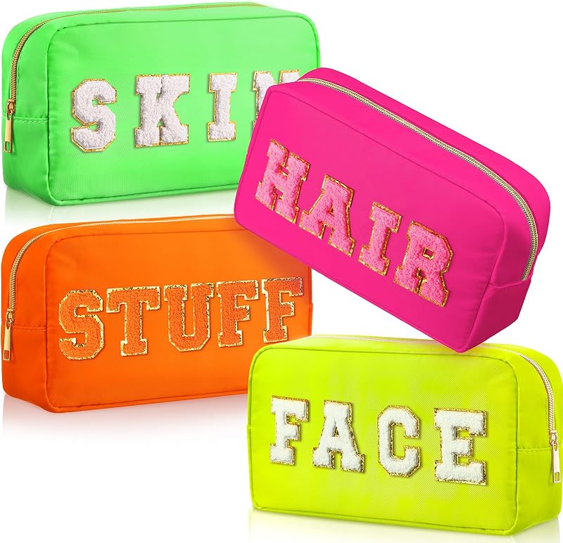 4 Pzas Bolsas Cosméticos Impermeables Organiz. Viaje Mujer
