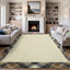 Alfombra lavable 9x12ft moderna antideslizante plegable