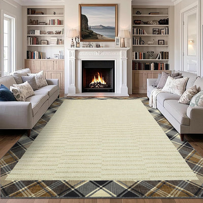 Alfombra lavable 9x12ft moderna antideslizante plegable